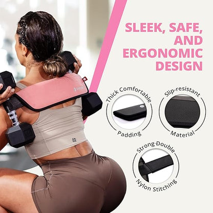 Bellabooty Hip Thrust Belt – Padded Exercise Belt for Dumbbells, Kettlebells & Plates - Urbizia