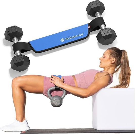 Bellabooty Hip Thrust Belt – Padded Exercise Belt for Dumbbells, Kettlebells & Plates - Urbizia