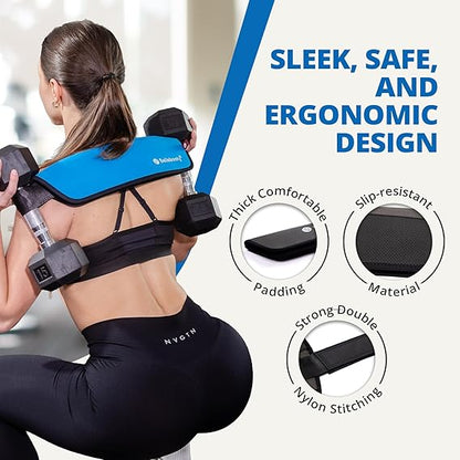 Bellabooty Hip Thrust Belt – Padded Exercise Belt for Dumbbells, Kettlebells & Plates - Urbizia