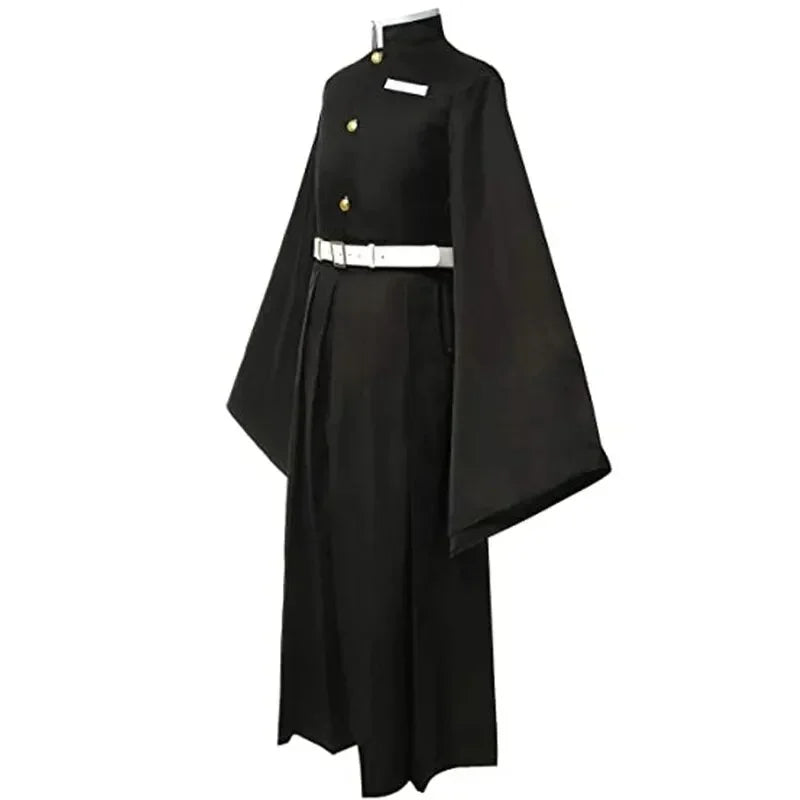 Bilibili Anime Demon Slayer Kimetsu No Yaiba – Tokitou Muichirou Cosplay Costume Uniform with Wig for Halloween Party