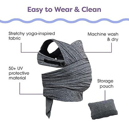 Boppy ComfyFit Adjustable Baby Carrier – Hybrid Wrap for Newborns to Toddlers - Urbizia
