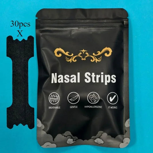 Breathable Anti-Snoring Nasal Strips – Sports & Sleep