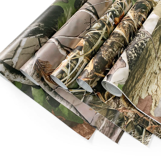 Camouflage Vinyl Wrap Film – Self-Adhesive Car & Bike Camo Sticker
