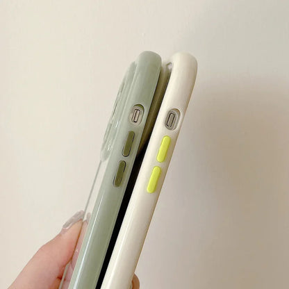 Candy Color iPhone Case Shockproof Transparent Cover
