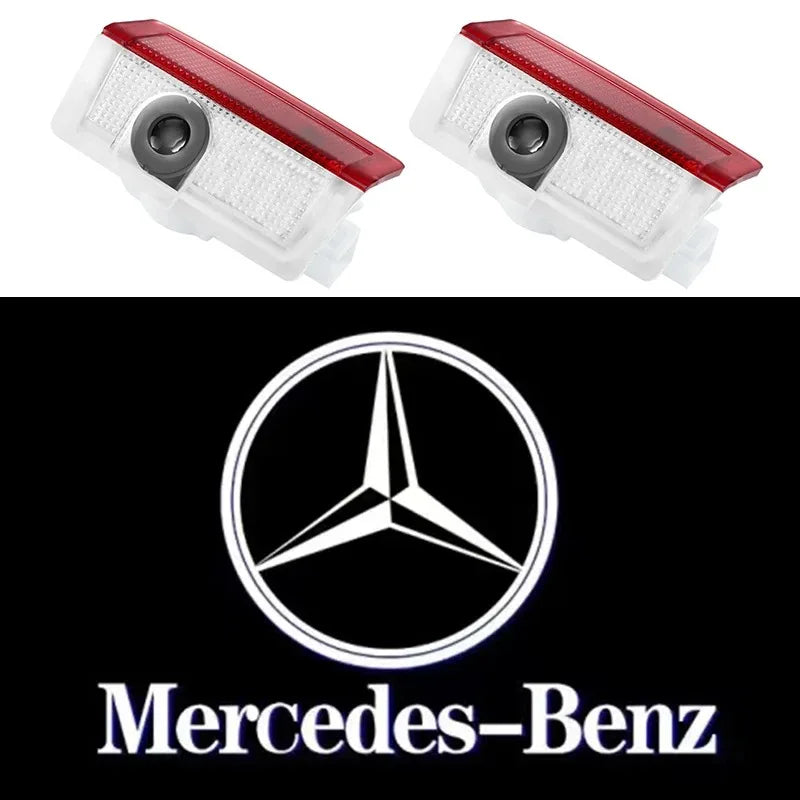 Car Door Welcome Logo Lights – 2Pcs LED Projector for Mercedes-Benz