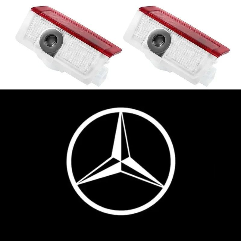 Car Door Welcome Logo Lights – 2Pcs LED Projector for Mercedes-Benz