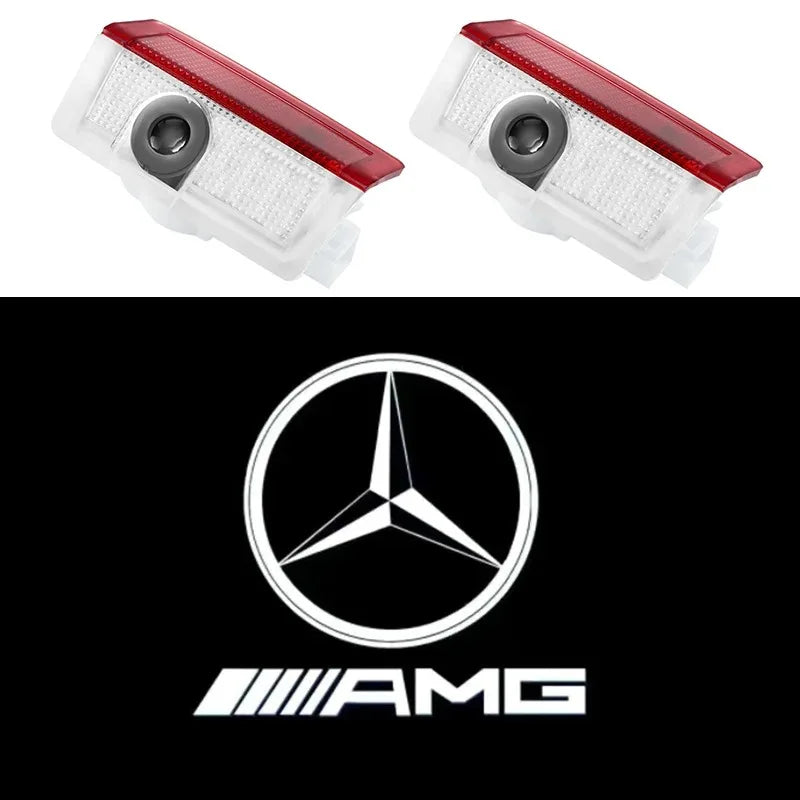 Car Door Welcome Logo Lights – 2Pcs LED Projector for Mercedes-Benz