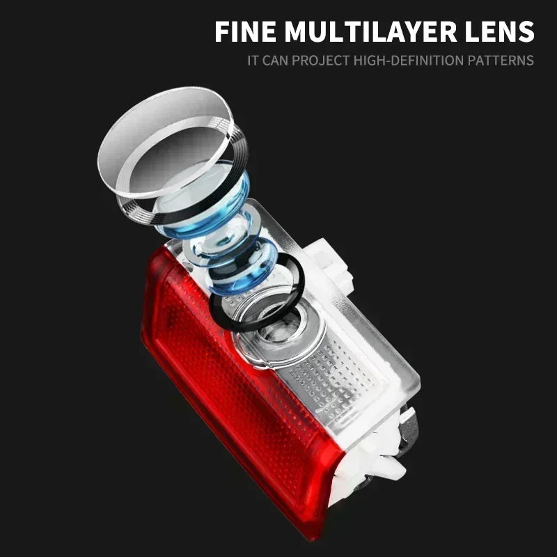 Car Door Welcome Logo Lights – 2Pcs LED Projector for Mercedes-Benz