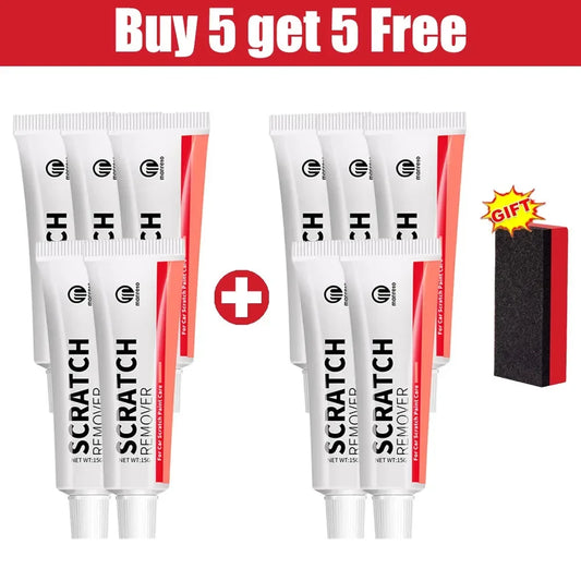Car Scratch Remover – Polishing Paste with Sponge, Paint Repair Kit for Cars & Motorcycles