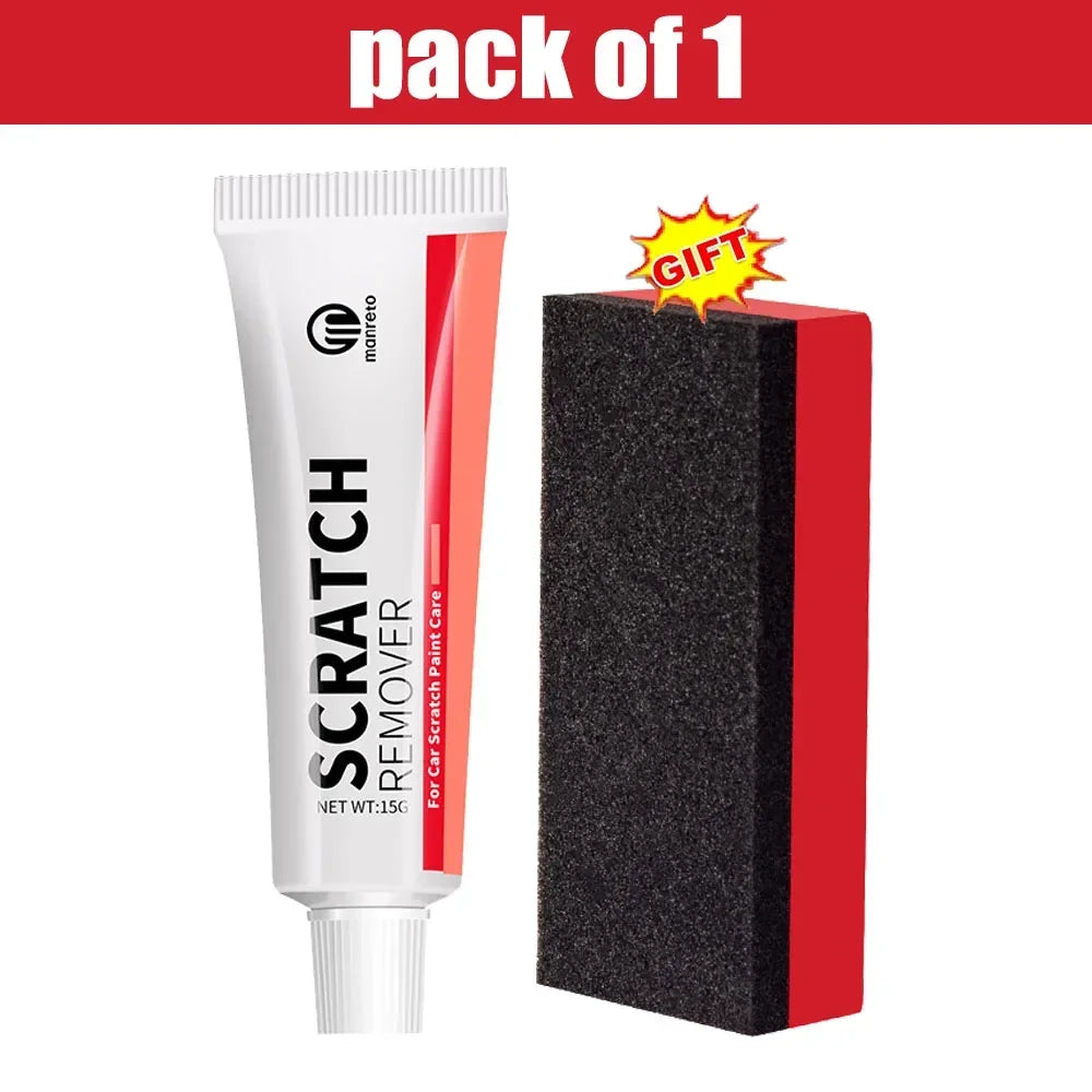 Car Scratch Remover – Polishing Paste with Sponge, Paint Repair Kit for Cars & Motorcycles