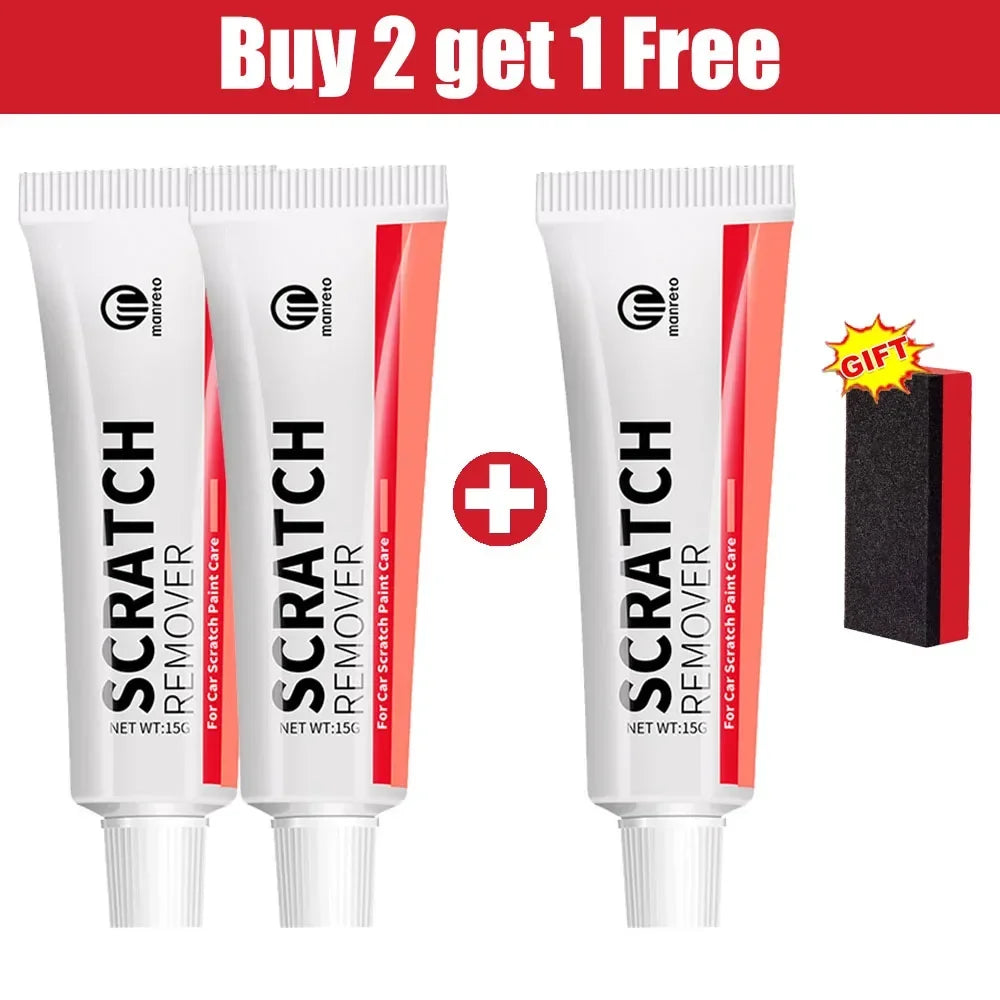 Car Scratch Remover – Polishing Paste with Sponge, Paint Repair Kit for Cars & Motorcycles
