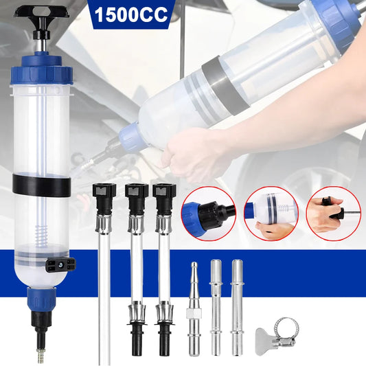 Car Syringe Oil Pump Extractor – Automotive Fluid Pump & Brake Fluid Evacuator