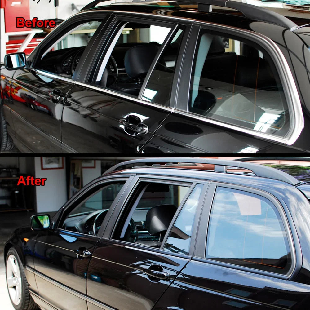 Carbon Fiber Vinyl Wrap Film – Glossy & Matte Black Car Body Sticker