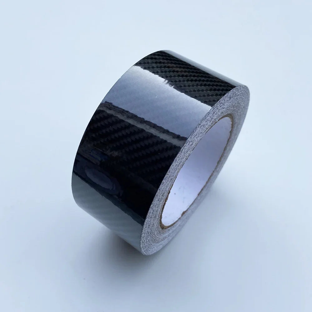 Carbon Fiber Vinyl Wrap Film – Glossy & Matte Black Car Body Sticker