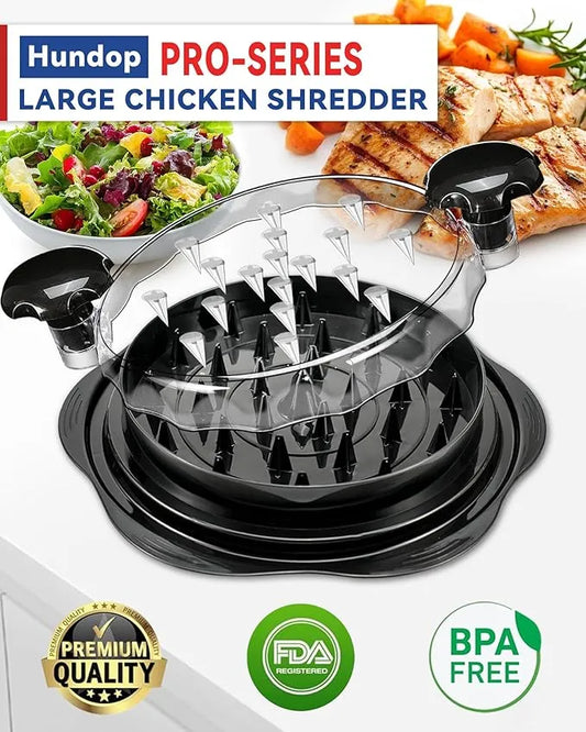 Chicken Shredder Tool – Manual Meat Grinder for Chicken, Pork & Veggies - Urbizia