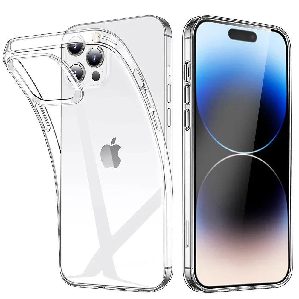 Clear TPU iPhone Case Slim Anti-Scratch Cover