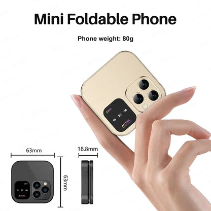 Compact Flip Phone – Dual SIM, FM Radio & Torch