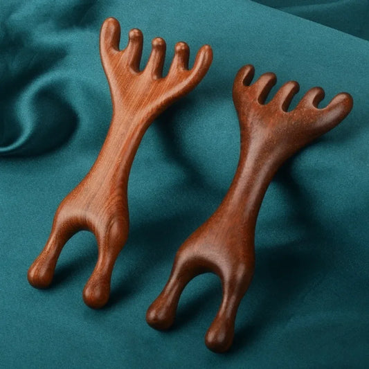 Deer Antler Massage Comb | Anti-Static Scalp & Hair Tool