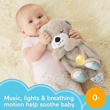 Fisher-Price Soothe ’n Snuggle Otter – Plush Baby Sound Machine & Night Light - Urbizia