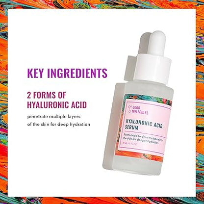 Good Molecules Hyaluronic Acid Serum – 1% Ultra Hydrating Face Serum - Urbizia