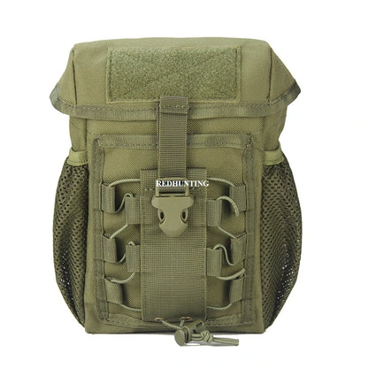 Tactical Pouch CS Dump Drop Pouch Outdooer Utility Pouch Bag Waterproof 1000D Nylon Folding Molle Dump Bag for Outdoor Hiking