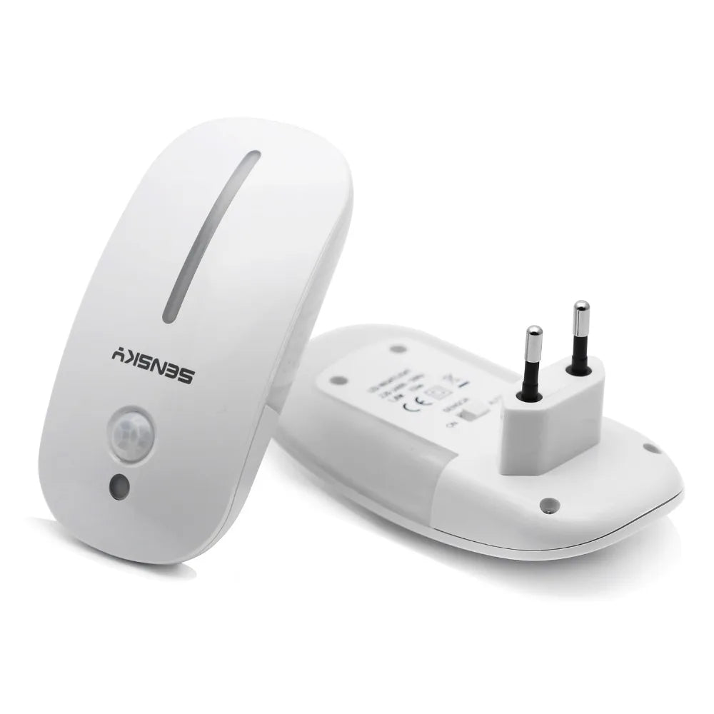 SENSKY  Motion Sensor LED Night Light US PLUG  EU PLUG UK PLUG  For Hallway Pathway