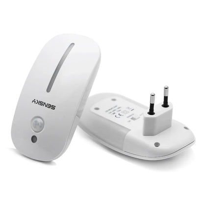 SENSKY  Motion Sensor LED Night Light US PLUG  EU PLUG UK PLUG  For Hallway Pathway