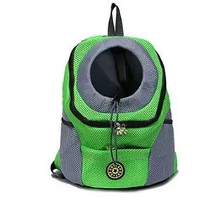 Outdoor Pet Dog Carrier Bag Portable Travel Backpack Front Bag Double Shoulder Mesh Backpack Head Carrying Bags For Cat - Urbizia