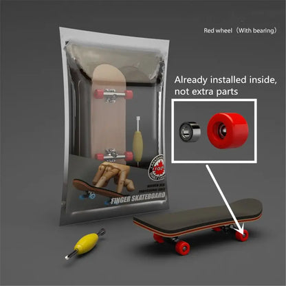 Finger SkateBoard Wooden Fingerboard Toy Professional Stents Finger Skate Set Novelty Children Christmas Gift