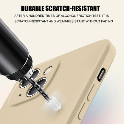 Shockproof Liquid Silicone Case for iPhone Slim TPU Cover