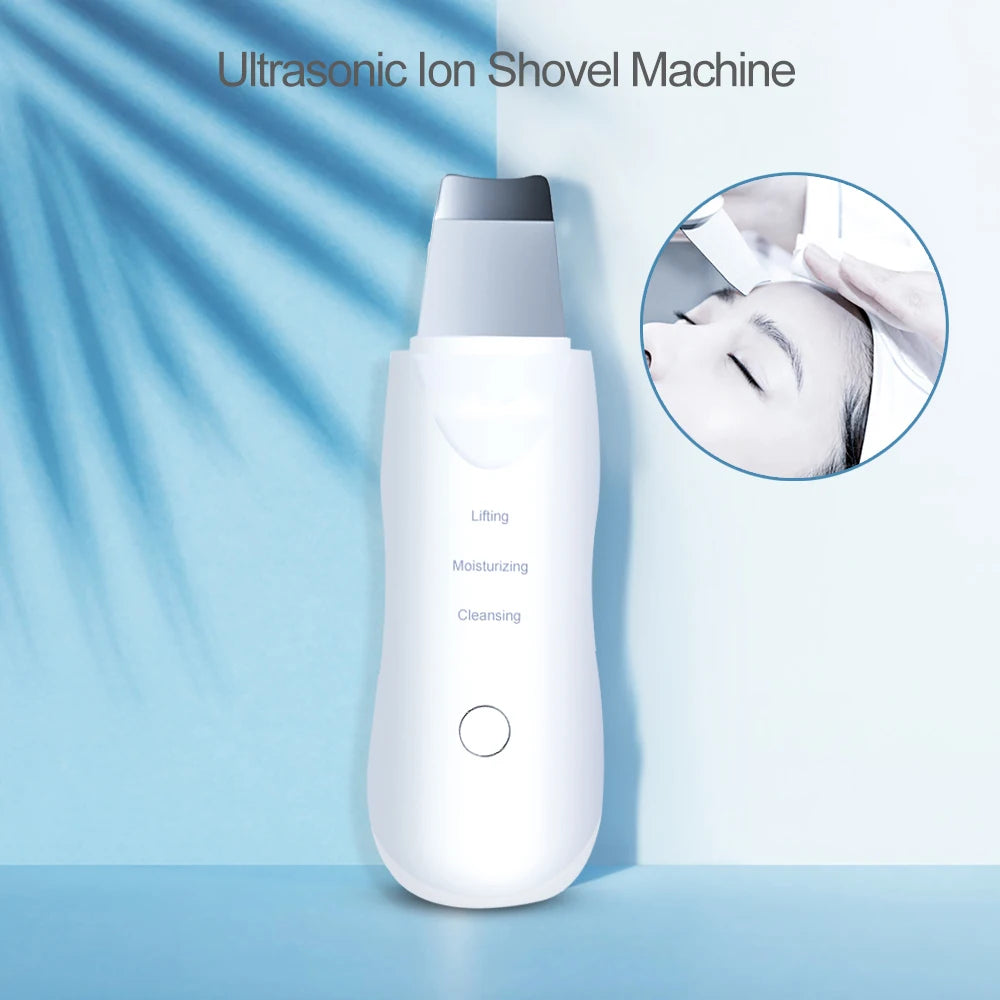 Ultrasonic Skin Scrubber Facial Deep Cleaning Device