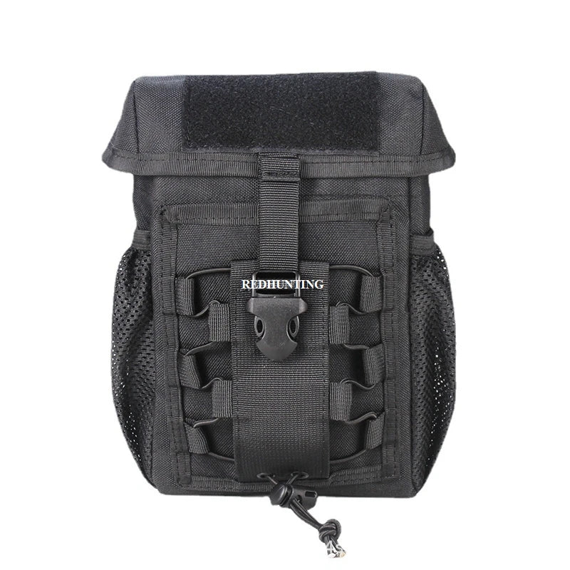 Tactical Pouch CS Dump Drop Pouch Outdooer Utility Pouch Bag Waterproof 1000D Nylon Folding Molle Dump Bag for Outdoor Hiking