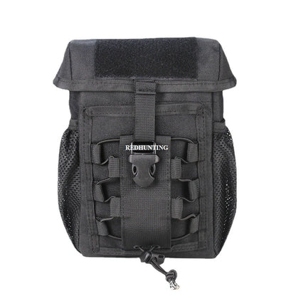 Tactical Pouch CS Dump Drop Pouch Outdooer Utility Pouch Bag Waterproof 1000D Nylon Folding Molle Dump Bag for Outdoor Hiking
