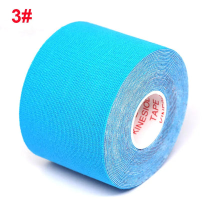 5-Size Waterproof Kinesiology Tape – Elastic Athletic Bands for Sports Recovery, Gym, Muscle Pain Relief & Strapping Support