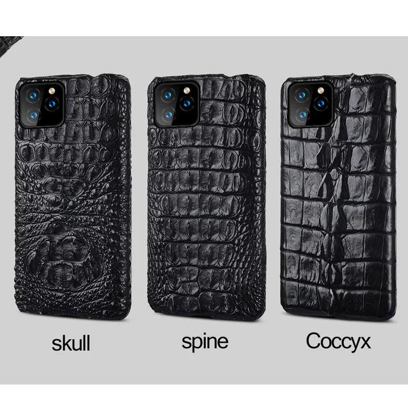 iPhone Genuine Crocodile Leather Case