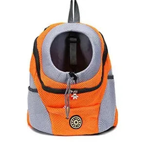 Outdoor Pet Dog Carrier Bag Portable Travel Backpack Front Bag Double Shoulder Mesh Backpack Head Carrying Bags For Cat - Urbizia