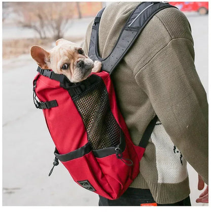 Hiking Pet Dog Carrier Travel Backpack Outdoor Ventilation Breathable Bicycle Motorcycle Outdoor Sport Mesh Bag Drop Shipping - Urbizia