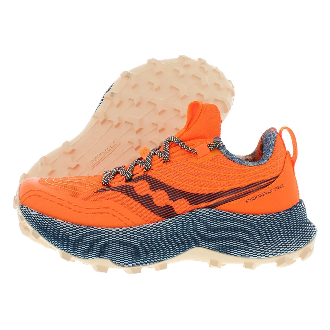 Saucony Endorphin Trail Womens Shoes Color: Campfire Story Orange | 100% Authentic