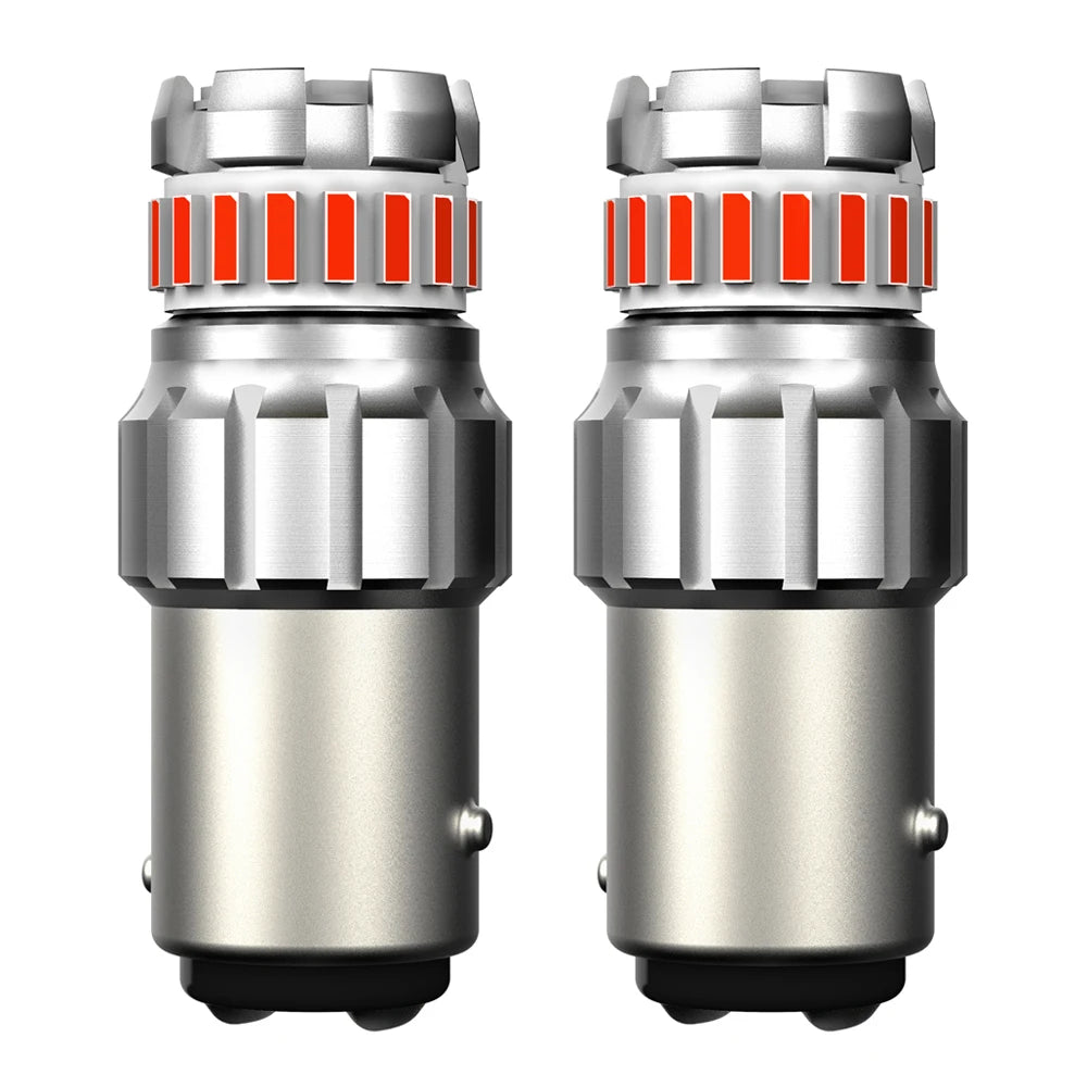 AUXITO 2Pcs 1157 2057 2357 BAY15D  LED Lights Bulb Red  P21/5W 7528 For Car Rear Brake Stop Tail Automotive Light Bulb 12V