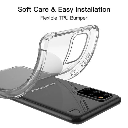Air Cushion Shockproof Case for Samsung Galaxy S25 S23 S24 Ultra Silicone TPU Cover for Samsung Note20 S20 FE S22 Plus S21 Ultra