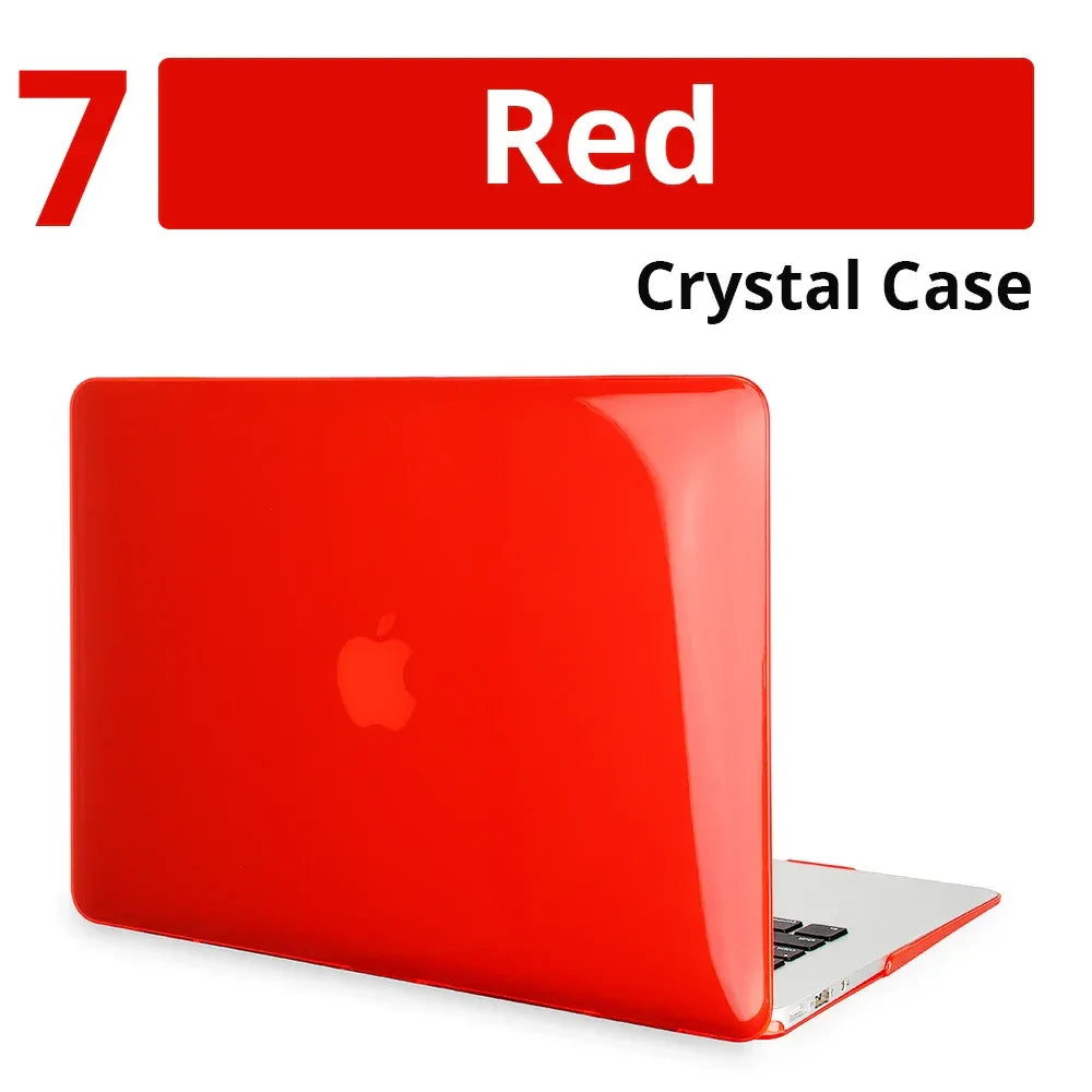 Crystal Clear Hard Shell MacBook Case Air & Pro Models