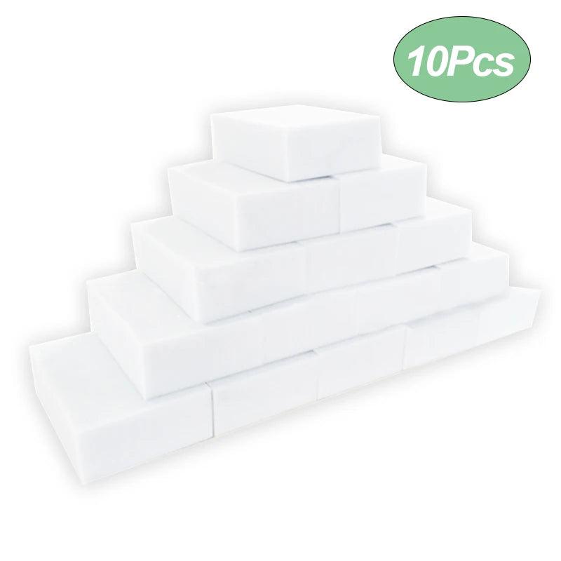 10/20/50/100Pcs Melamine Sponge Magic Sponge Eraser Eraser Cleaner Cleaning Sponges for Kitchen Bathroom Cleaning Tools 10*6*2cm