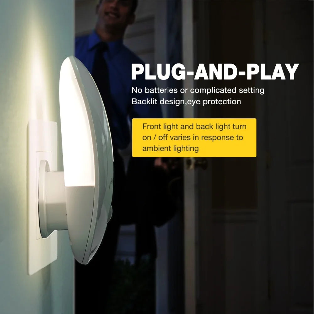 SENSKY  Motion Sensor LED Night Light US PLUG  EU PLUG UK PLUG  For Hallway Pathway