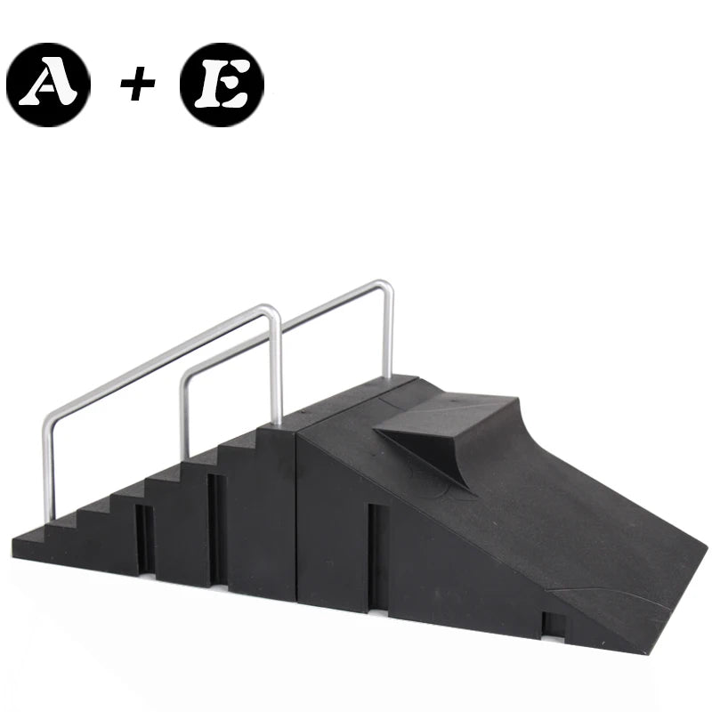 Children Finger Skateboards Skate Toy Skate Park Ramp Set Tech Practice Deck Funny Interior Extreme Sport Fingers Training Toys