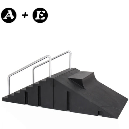Children Finger Skateboards Skate Toy Skate Park Ramp Set Tech Practice Deck Funny Interior Extreme Sport Fingers Training Toys
