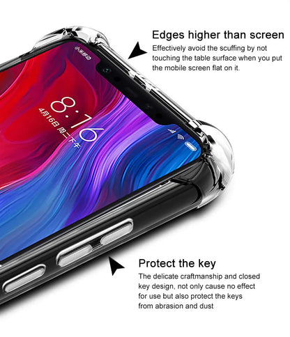 Air Cushion Shockproof Case for Samsung Galaxy S25 S23 S24 Ultra Silicone TPU Cover for Samsung Note20 S20 FE S22 Plus S21 Ultra