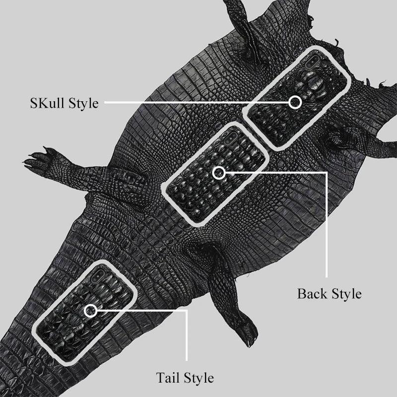 iPhone Genuine Crocodile Leather Case