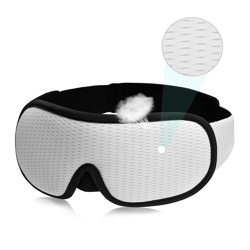 New Brand 3D Sleeping Mask Block Out Light Sleep Mask For Eyes Slaapmasker Eye Shade Blindfold Sleeping Aid Face Mask Eyepatch