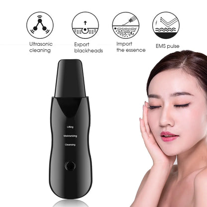 Vibration Face Skin Scrubber Blackhead Remover Tool