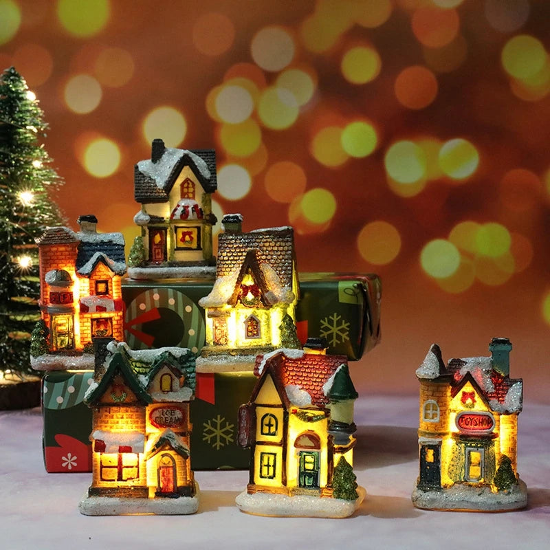 Christmas House LED Night Light – Kids Room & Home Decor 2025